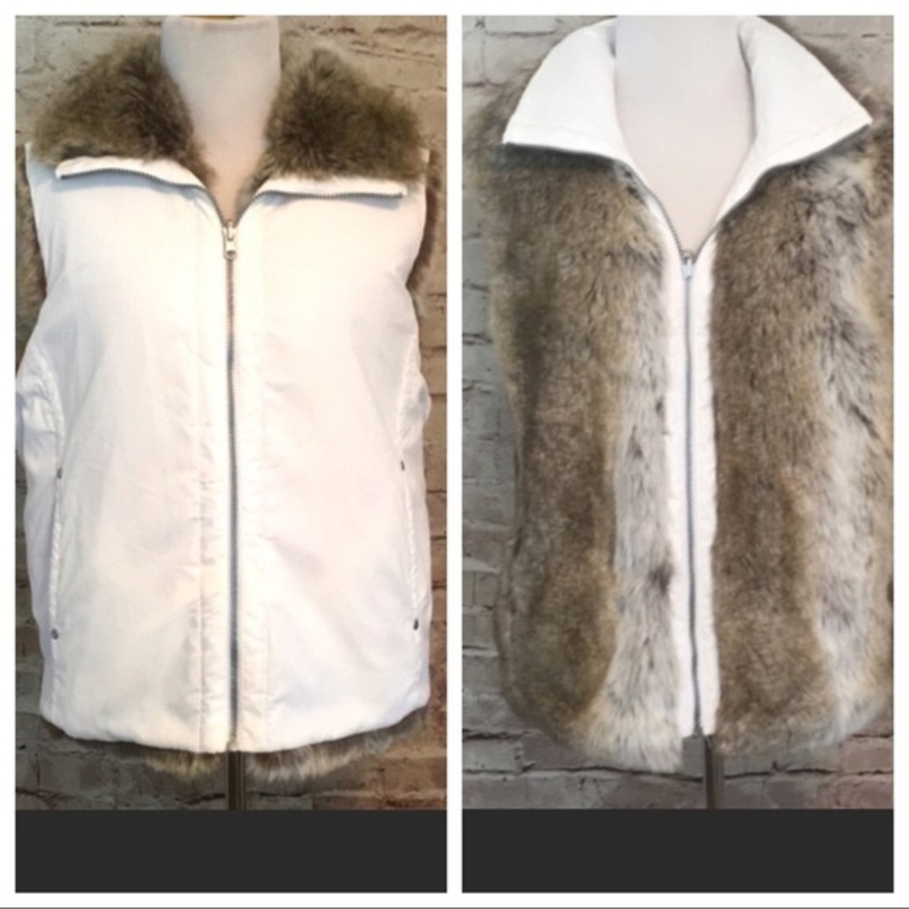 Faux Fur Reversible Vest